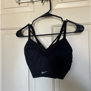 Black Nike sports bra